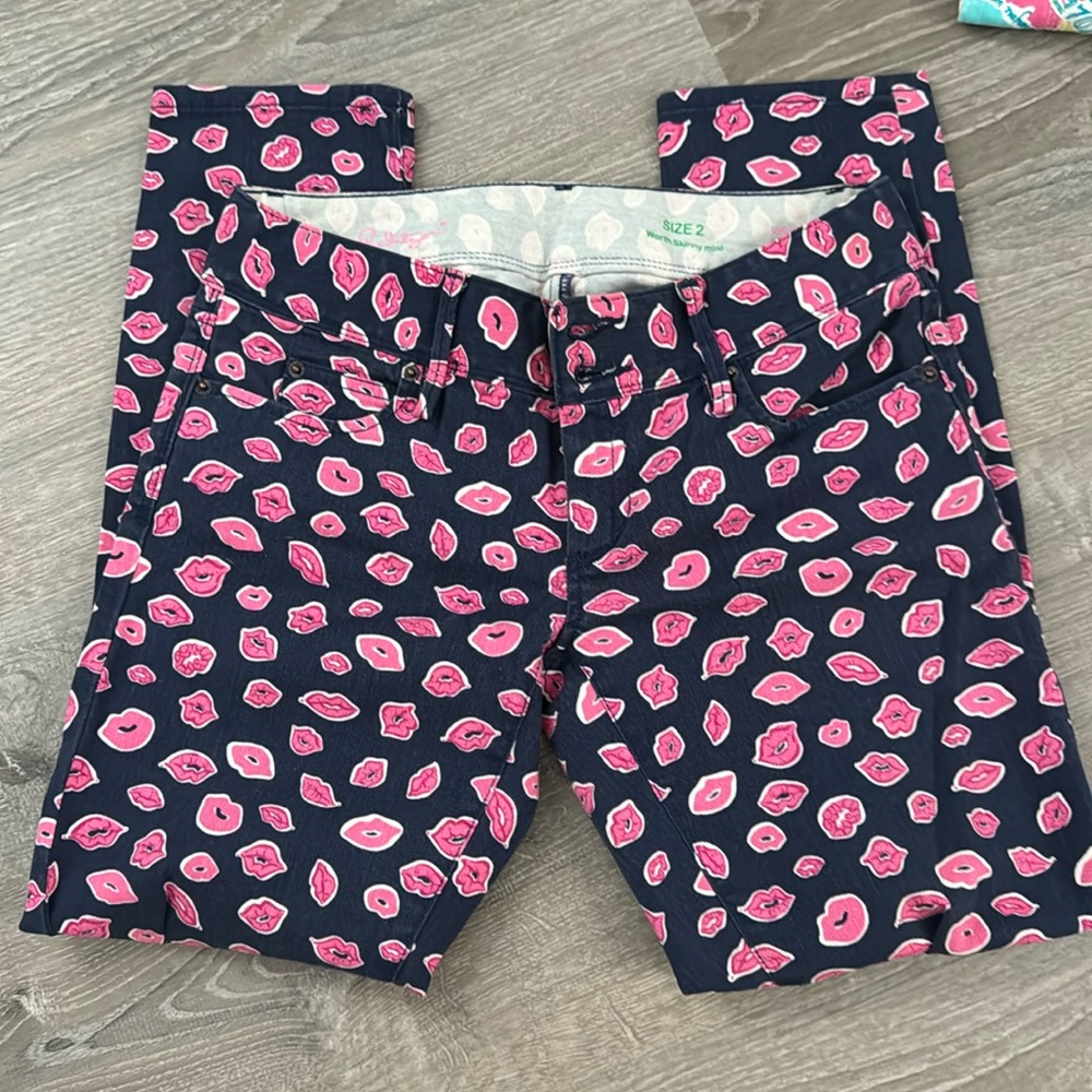 Lilly Pulitzer Worth Skinny mini pants size 2